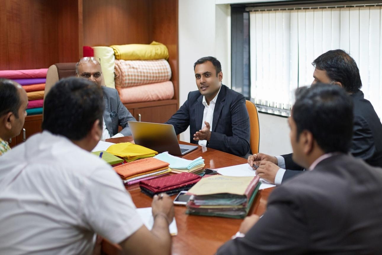 Financial consultancy team discussing MSME business funding strategy in Mumbai